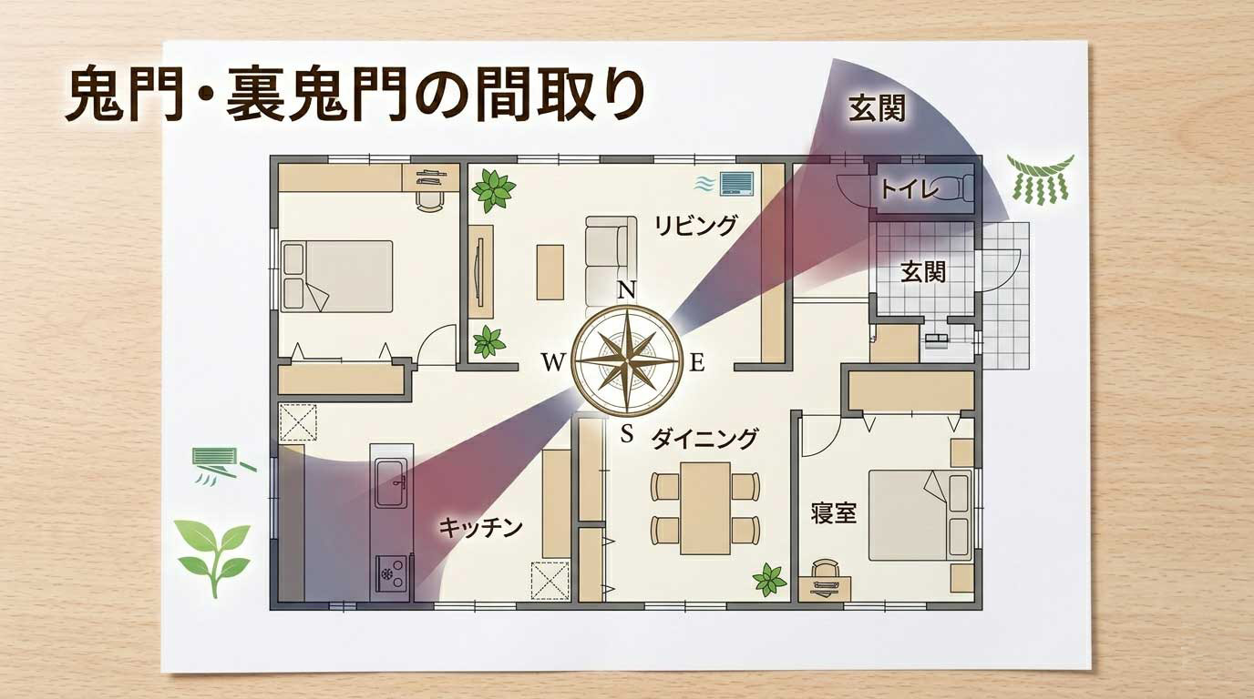 鬼門・裏鬼門とは？意味と方角を正しく理解しよう